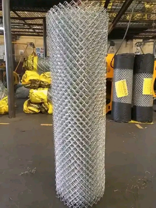 Chain link fencing